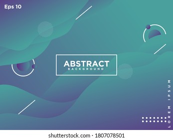 dynamic background with colorful liquid. Fluid 3d shapes composition