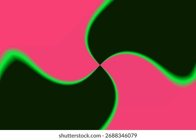 dynamic background with curved lines