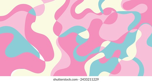 dynamic background fluid pastel yellow,pink blue.dynamic combination of blue,yellow,pink pastel backgroundng abstract vector