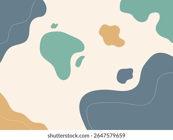 Dynamic background with fluid shapes minimal poster. ideal for banner, web, header, cover, billboard, brochure, social media, vector illustration.
