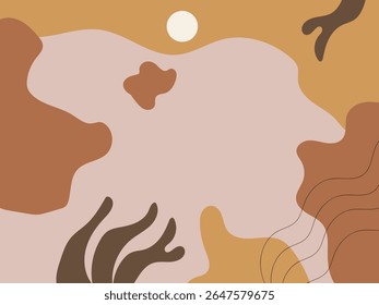 Dynamic background with fluid shapes minimal poster. ideal for banner, web, header, cover, billboard, brochure, social media, vector illustration.