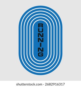 Layout Dinâmico de Plano de Fundo com Running Track - Modelo para Promoção de Eventos Esportivos