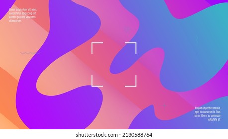 Dynamic Background. Minimal Poster. Color Liquid Banner. Colorful Template. Violet Trendy Cover. Gradient Element. Flow Landing Page. Bright Paper. Magenta Dynamic Background