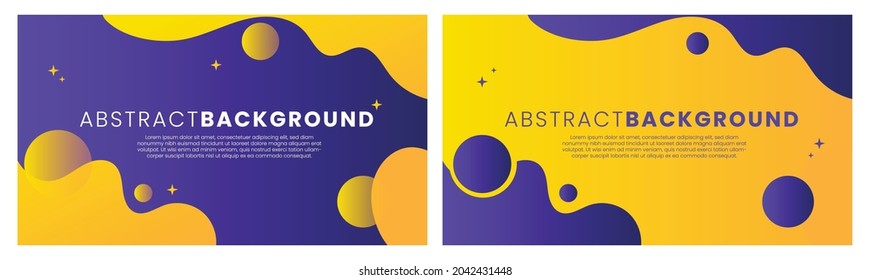 Dynamic background with modern concept of liquid shapes with beautiful gradient colors. minimal posters. ideal for banners, web, headers, covers, billboards, brochures, social media, landing pages.