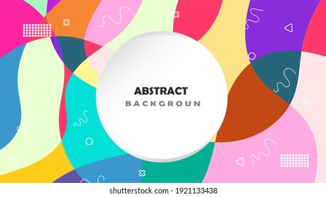 dynamic background shape gradient pattern creative geometric wallpaper trendy gradient shapes composition.  composition,Template for the design of a website landing page or background .Colorful.Eps10 