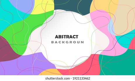 dynamic background shape gradient pattern creative geometric wallpaper trendy gradient shapes composition.  composition,Template for the design of a website landing page or background .Colorful.Eps10 