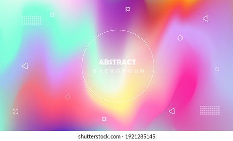 dynamic background shape gradient pattern creative geometric wallpaper trendy gradient shapes composition.composition,website landing page or background.Colorful holographic abstract background.Eps10 