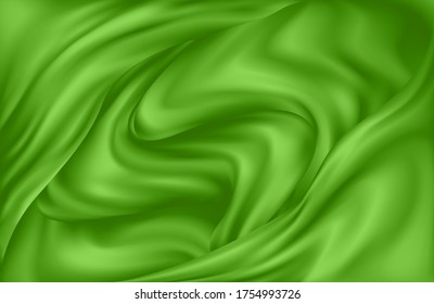 Dynamic background of swirling waves of green juice