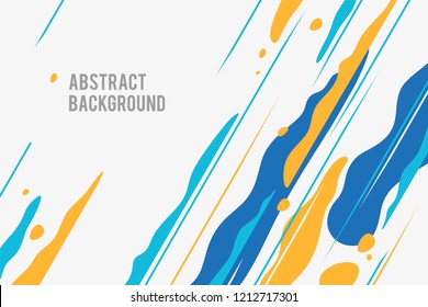 Сolored dynamic background, trendy abstract design. Applicable for placards, brochures, posters, covers and banners. Vector illustration.