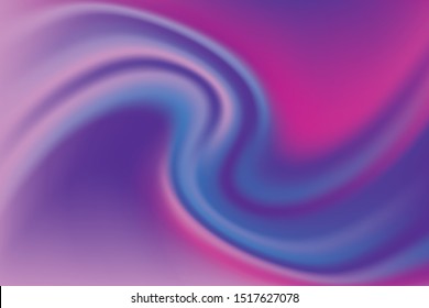 Dynamic background with undulating swirling pattern. Pink and purple. Vector illustration
