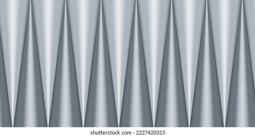 Dynamic background vector, repeating 3d pointed shape