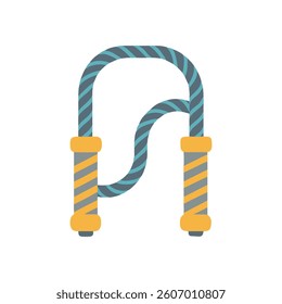 Dynamic Battle Rope Icon for Workouts. Design of Fitness and Gym Icons.