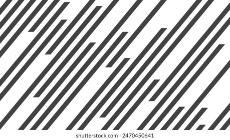 Dynamic Black Diagonal Lines Background Vector Illustration