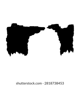 Dynamic black ink splash creating an abstract pattern on a clean white background, emphasizing contrast and artistic expression.