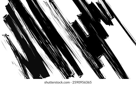 Dynamic Black and White Abstract Composition, An Exploration of Angular Shapes and Intersecting Lines Creating a Bold Striking Visual Expression