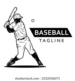 Dynamic black and white baseball mascot logo. The design features a fierce, stylized mascot. The character captures the essence of baseball while making a memorable statement.