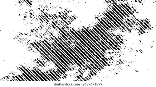 Dynamic Black and White Grunge Texture with Angular Lines, Perfect for Digital Art, Layering, and Retro Designs, Creating Visual Interest with an Aged Effect