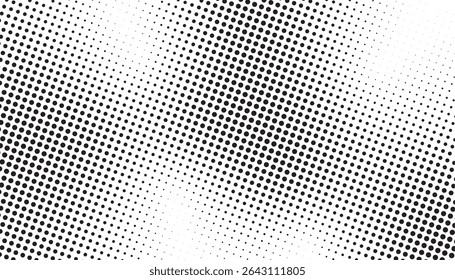  Patrón dinámico de punto de semitono blanco negro