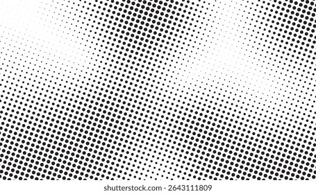  Dynamic Black White Halftone Dot Pattern