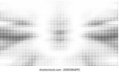 Dynamic Black and White Halftone Dots Background for Pop Art Designs