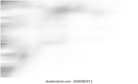 Dynamic Black and White Halftone Dots Background for Pop Art Designs