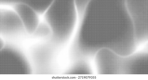 Fondo dinámico de puntos de semitono blanco y negro para Diseños de arte Pop