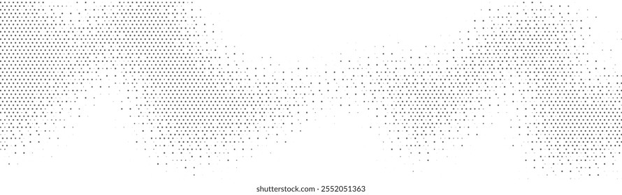 Dynamic Black and White Halftone Wave Pattern Stylish Geometric Design for Product Banners and Covers