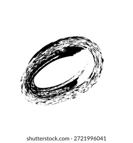Dynamic black and white swirl Vector