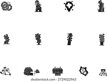 Ilustración vectorial dinámica en blanco y negro de un Enlace roto que simboliza la libertad, el éxito y los nuevos comienzos, ideal para diseños motivacionales y empresariales.