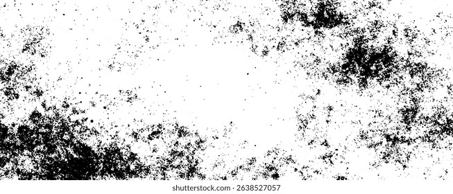 A dynamic blend of black and white textures reveals an abstract composition filled with random specks and scattered details. The texture grange bg