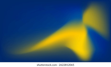 Dynamic blend of blue and yellow hues creating an energetic abstract pattern.