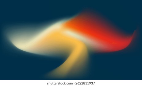 A dynamic blend of colors creating an ethereal light effect.
