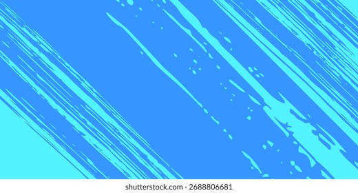 Dynamic Blue Abstract Background with Lines and Dots for Modern Design