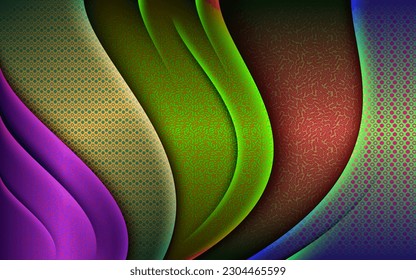 Dynamic blue geometric shapes composition with gradient line 3d abstract style background modern futuristic texture template deluxe design bright shades poster banner 