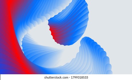 Dynamic blue red white colour pattern abstract texture background