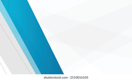 Dynamic blue shapes only the left side, Abstract background modern style, Blue vector graphic background for text and message board design presentation.