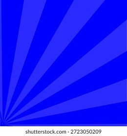 Um fundo azul dinâmico de explosão solar com raios emanando do canto inferior esquerdo. 