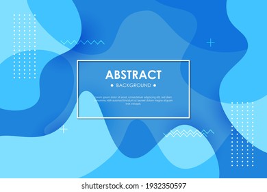 Dynamic blue textured background design in 3D style with blue color. EPS10 Vector background.