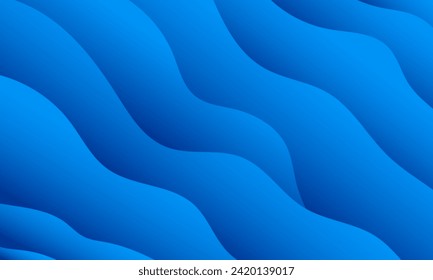 dynamic blue wave pattern modern background
