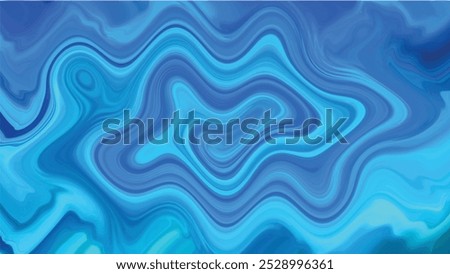 Dynamic blue waves abstract background with fluid design. Ideal for websites, presentations, and graphic designs. Smooth, undulating lines create a serene, oceanic mood