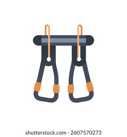 Dynamic Bodyweight Training Harness Icon for Workouts. Design of Fitness and Gym Icons.