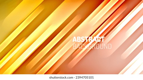 Dynamic Bright Colorful Lines, Shadow Style Stripes Geometric Vector Illustration For Wallpaper, Banner, Background, Card, Book Illustration, landing page