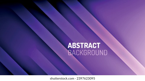 Dynamic Bright Colorful Lines, Shadow Style Stripes Geometric Vector Illustration For Wallpaper, Banner, Background, Card, Book Illustration, landing page
