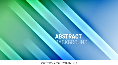 Dynamic Bright Colorful Lines, Shadow Style Stripes Geometric Vector Illustration For Wallpaper, Banner, Background, Card, Book Illustration, landing page