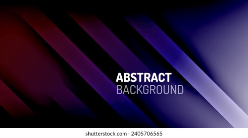 Líneas Coloridas Dinámicas Brillantes, Rayas De Estilo Sombra Ilustración De Vector Geométrico Para Papel De Fondo, Cartel, Fondo, Tarjeta, Ilustración Del Libro, Página De Inicio