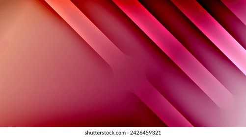 Dynamic Bright Colorful Lines, Shadow Style Stripes Geometric Vector Illustration For Wallpaper, Banner, Background, Card, Book Illustration, landing page