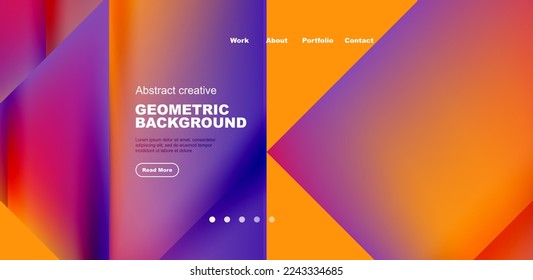 Dynamic bright lines abstract background, stripes with fluid colors, liquid gradients. Vector Illustration For Wallpaper, Banner, Background, Card, Book Illustration, landing page