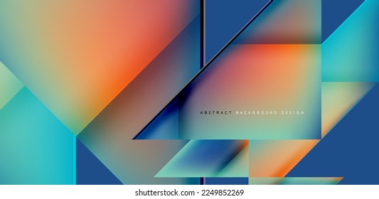 Dynamic bright lines abstract background, stripes with fluid colors, liquid gradients. Vector Illustration For Wallpaper, Banner, Background, Card, Book Illustration, landing page