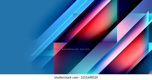 Dynamic bright lines abstract background, stripes with fluid colors, liquid gradients. Vector Illustration For Wallpaper, Banner, Background, Card, Book Illustration, landing page