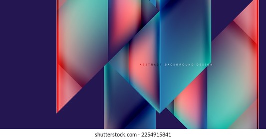 Dynamic bright lines abstract background, stripes with fluid colors, liquid gradients. Vector Illustration For Wallpaper, Banner, Background, Card, Book Illustration, landing page